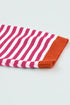 Striped Drop Shoulder Ribbed Trim Pullover Sweater