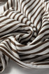 Striped Elastic High Waist Pocketed Wide Leg Pants