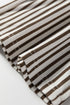 Striped Elastic High Waist Pocketed Wide Leg Pants
