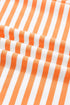 Striped Exposed Seam Patchwork Cotton Blend Pullover Top