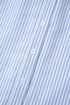 Striped Floral Embroidered Button Front Balloon Sleeve Blouse
