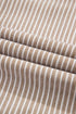 Striped Flutter Sleeve Button Front Slit A Line Maxi Dress