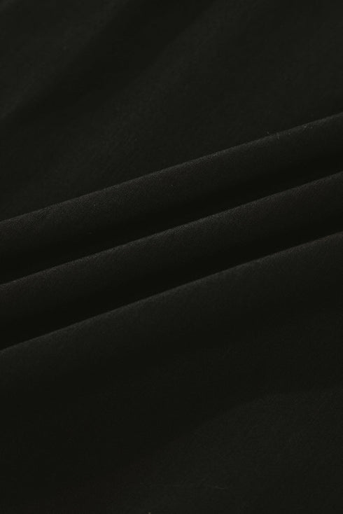 Striped Knit Bodice Mixed Media Mini Dress