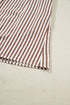 Striped Knot Waist Puff Sleeve Button Down Mini Dress