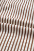Striped Knot Waist Puff Sleeve Button Down Mini Dress