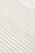 Striped Lace Splicing Ruffle Sleeve Knit T-Shirt