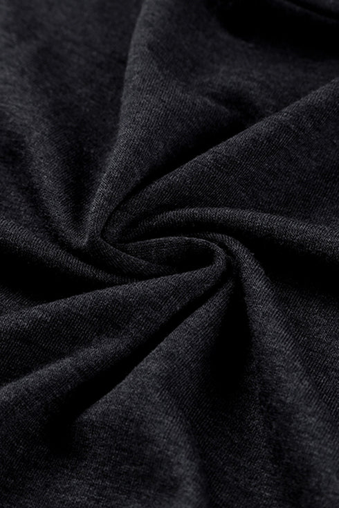 Striped Leopard Patchwork Long Sleeve Mini Dress