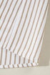 Striped Long Sleeve Button Down Shirt Mini Dress