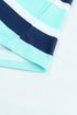 Striped Long Sleeve Drawstring Relaxed Fit Hoodie