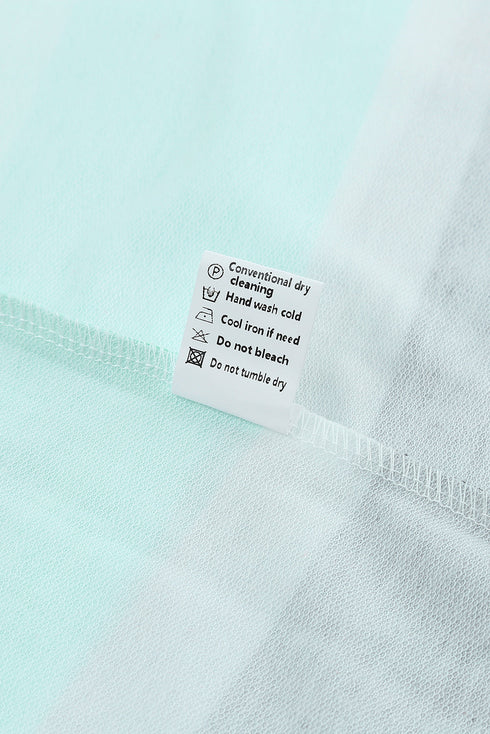 Striped Long Sleeve Drawstring Relaxed Fit Hoodie