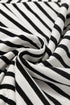 Striped Long Sleeve Raglan Split Hem Pullover Sweatshirt
