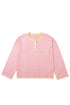 Striped Long Sleeve V Neck Shift Sweater