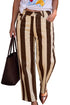 Striped Natural Waist Cotton Rich Shift Fit Denim Jeans