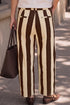 Striped Natural Waist Cotton Rich Shift Fit Denim Jeans