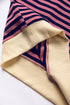 Striped Oversized Drop Shoulder Crew Neck Pullover Sweatshirt