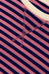Striped Oversized Drop Shoulder Crew Neck Pullover Sweatshirt