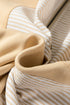 Striped Panel Pocket Detail Half Zip Pullover