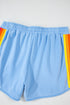 Striped Patchwork Applique Pullover Two Piece Short Set