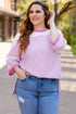Striped Patchwork Mixed Print Bracelet Sleeve T Shirt
