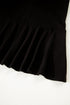 Striped Patchwork Polo Collar Tie Front Shift Mini Dress
