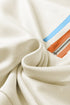 Striped Patchwork Quarter Zip Wide Leg Pant Set