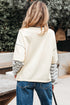 Striped Patchwork Two In One Long Sleeve Top
