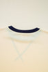 Striped Patchwork Two In One Long Sleeve Top