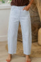 Striped Pattern Casual Denim Relaxed Barrel Jeans