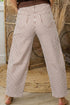 Striped Pattern Casual Denim Relaxed Barrel Jeans