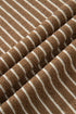 Striped Pattern Functional Pocket Detail Matching Loungewear