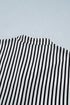 Striped Pattern Half Sleeve Button Up Blouse