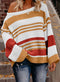 Striped Pattern Knit Sweater