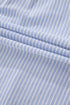 Striped Pleated Tiered Button Down Shirt