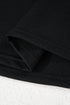Striped Print Front Patch Pocket Casual Knit Tee