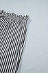 Striped Print Loose Fit Wide Leg Straight Bottoms