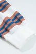 Striped Relaxed Fit Crew Neck Pullover Sweatshirt