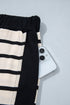 Striped Relaxed Long Sleeve Top Drawstring Pant Set