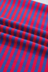 Striped Ribbed Cotton Chest Patch Two Piece Short Set