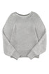 Striped Ribbed Knit Raglan Sleeve Relaxed Sweater