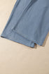 Striped Round Neck Oversized Top Pant Set
