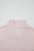 Striped Ruffle Collar Puff Sleeve Button Down Shirt