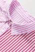 Striped Ruffle Sleeve Button Down Babydoll Shirt