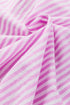 Striped Ruffle Sleeve Button Down Babydoll Shirt