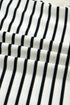 Striped Ruffle Trim Drop Shoulder Wide Leg Pant Set