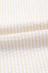 Striped Seersucker Puff Sleeve Textured T Shirt Dress