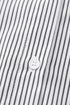 Striped Smocked Cuff Relaxed Fit Button Down Shirt