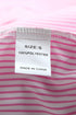 Striped Smocked Cuff Relaxed Fit Button Down Shirt