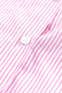 Striped Smocked Cuff Relaxed Fit Button Down Shirt