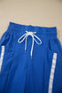 Striped Smocked Waist Drawstring Cropped Active Pants
