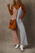 Striped Spaghetti Strap Backless Wide Leg Jumpsuit